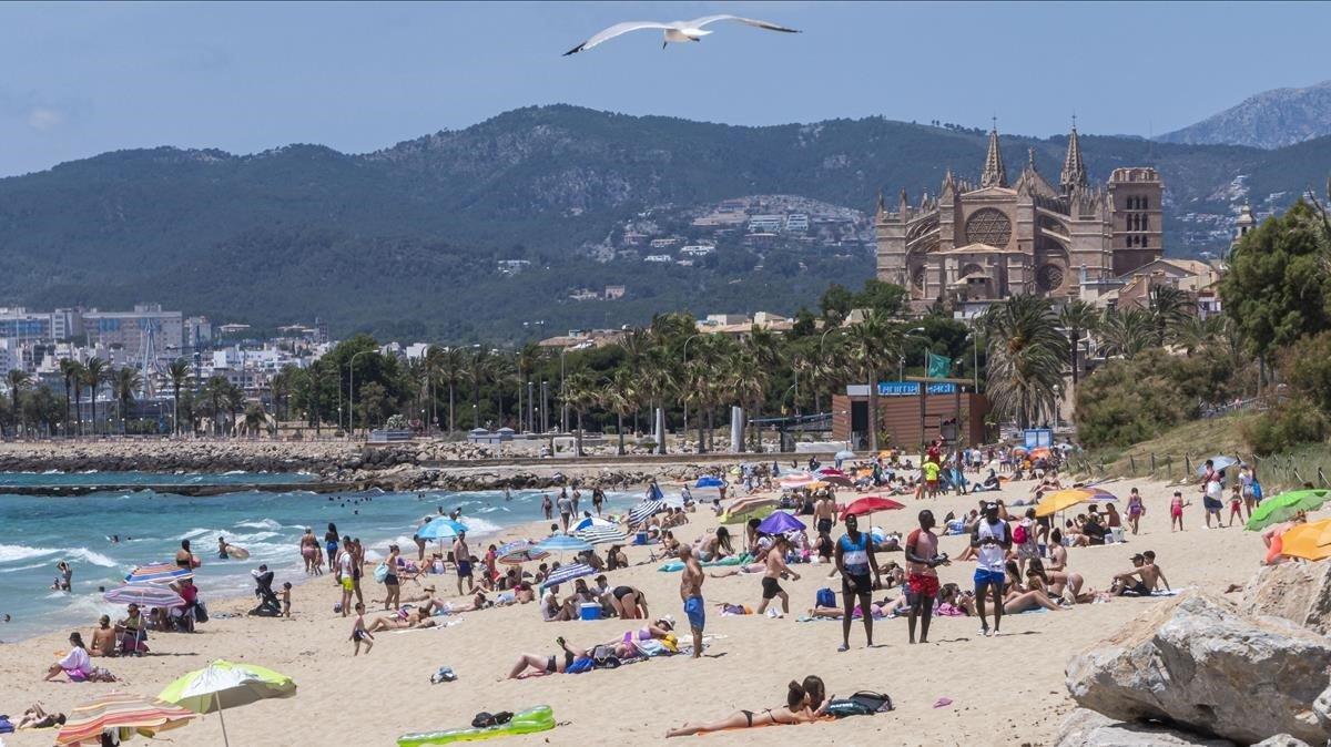Playa de Can Pere Antoni, en Mallorca.