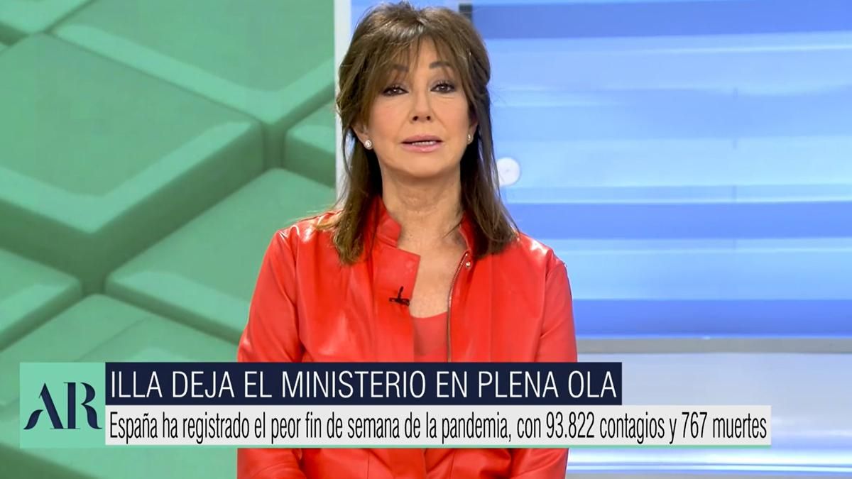 Ana Rosa, muy dura con Salvador Illa: "Se va dando un portazo a los españoles" Ana Rosa, muy dura con Salvador Illa: "Se va dando un portazo a los españoles"
