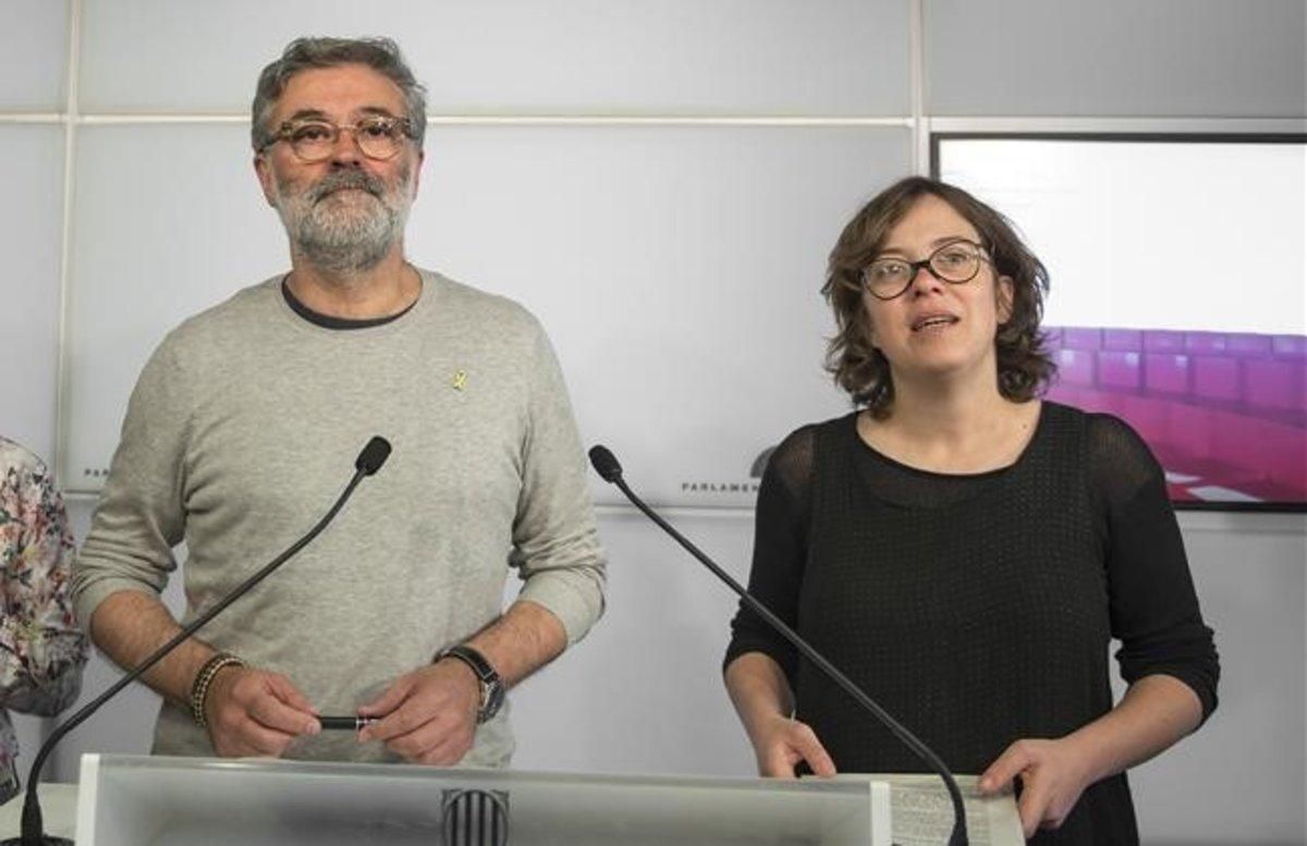 Carles Riera y Eulàlia Reguant. Carles Riera y Eulàlia Reguant.