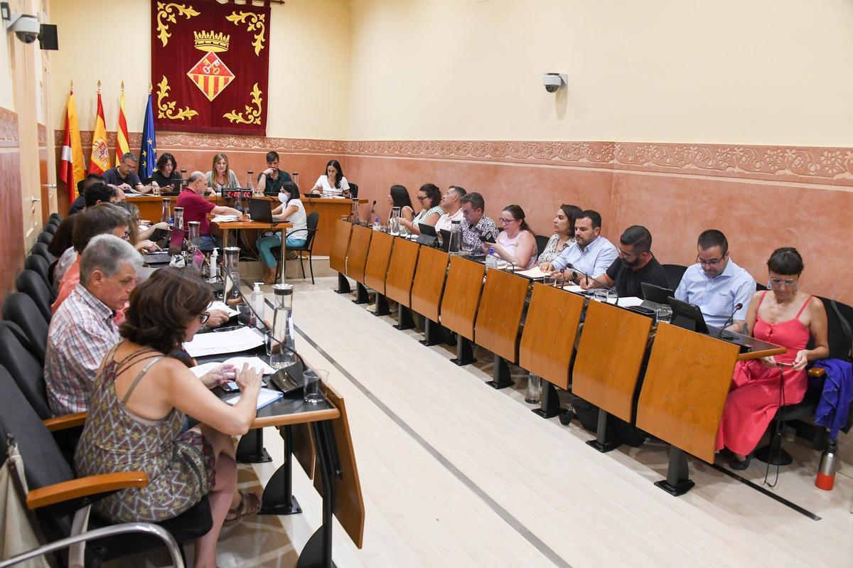 Pleno municipal de ayer en el Ayuntamiento de Rubí.