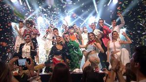 Una imagen de los concursantes de la primera temporada de ’Eufòria’ en el escenario.