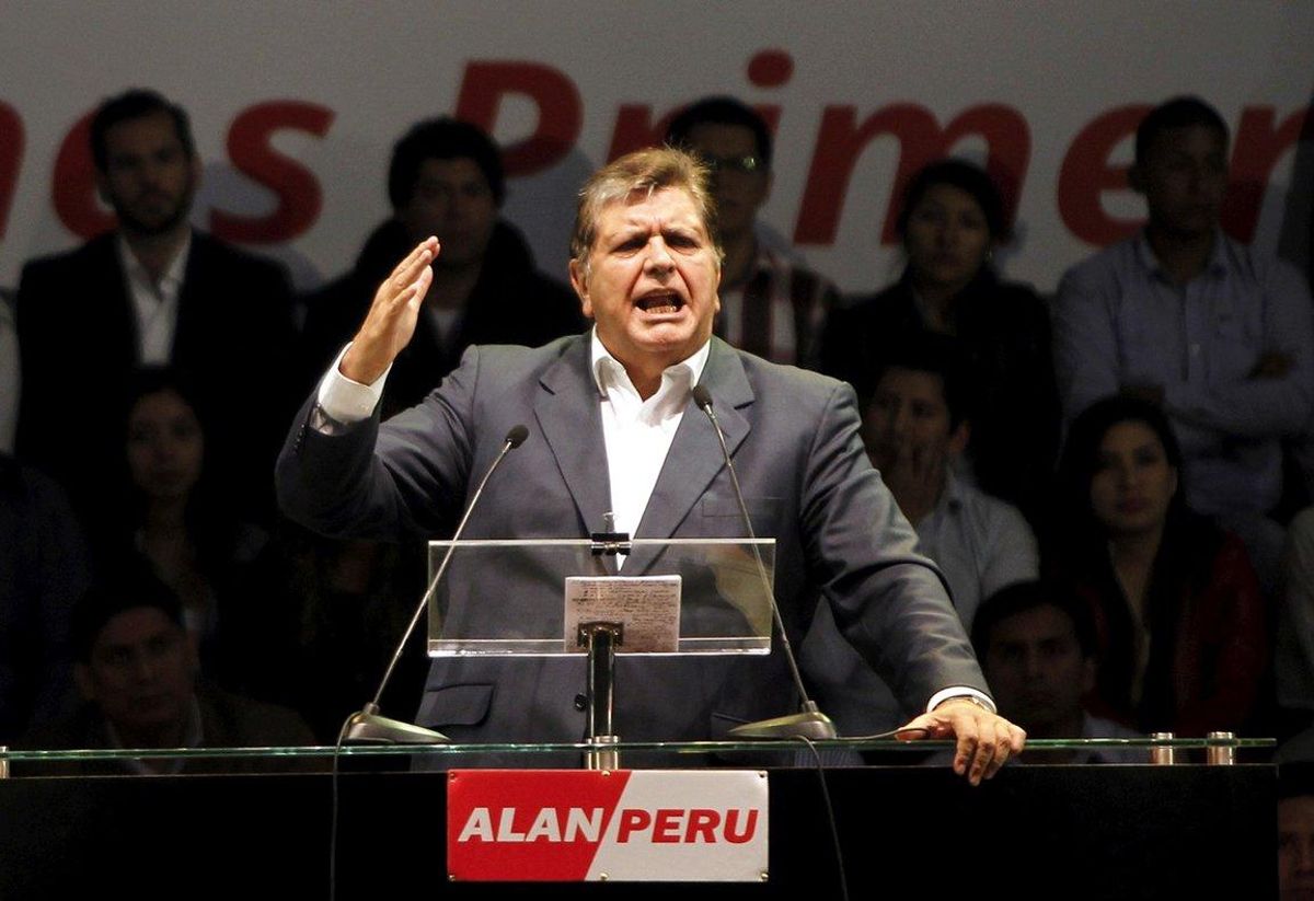 El expresidente de Perú, Alan García. El expresidente de Perú, Alan García.