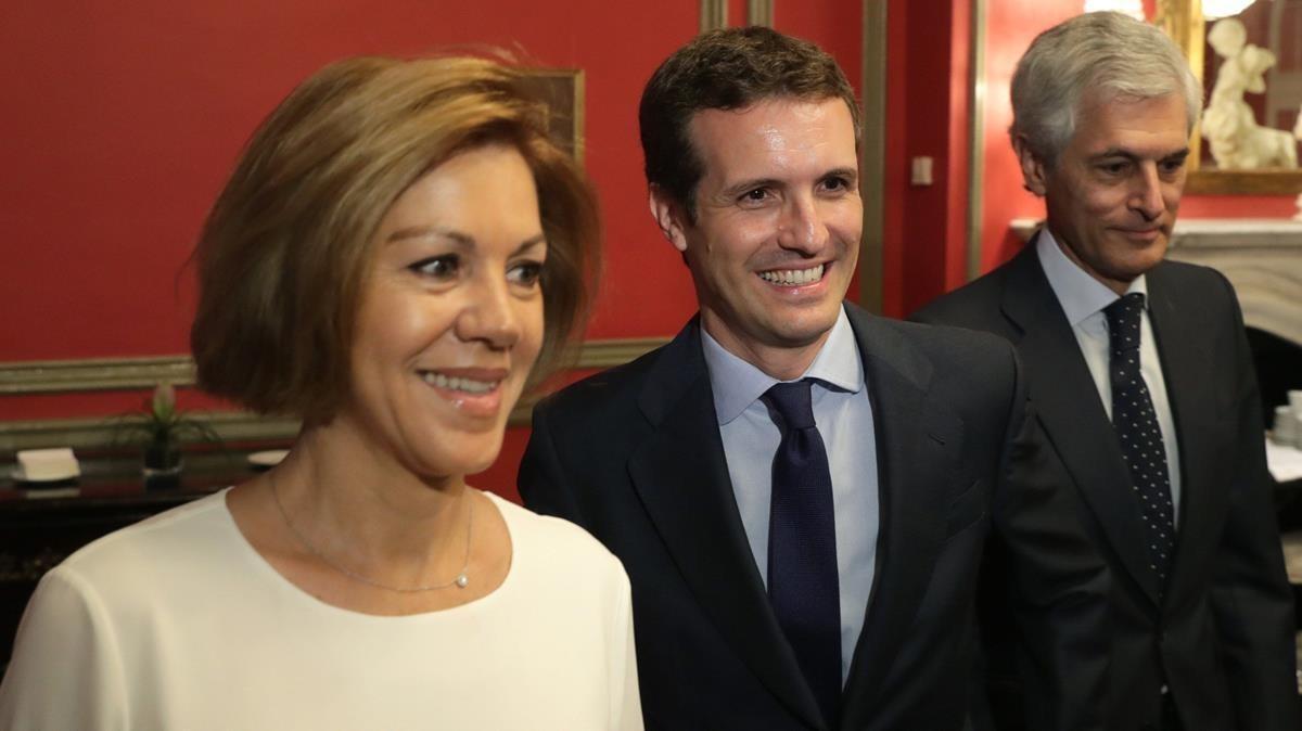 Cospedal es va reunir en secret amb Villarejo a la seu del PP Cospedal es va reunir en secret amb Villarejo a la seu del PP