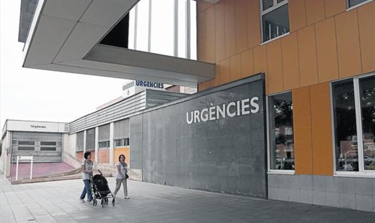 Acceso a urgencias del Hospital Parc Taulí de Sabadell.