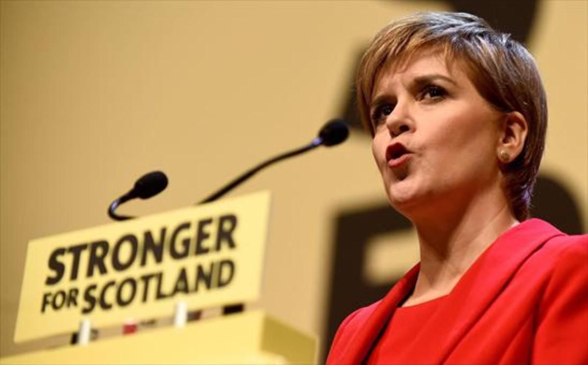 La primera ministra escocesa, Nicola Sturgeon. La primera ministra escocesa, Nicola Sturgeon.