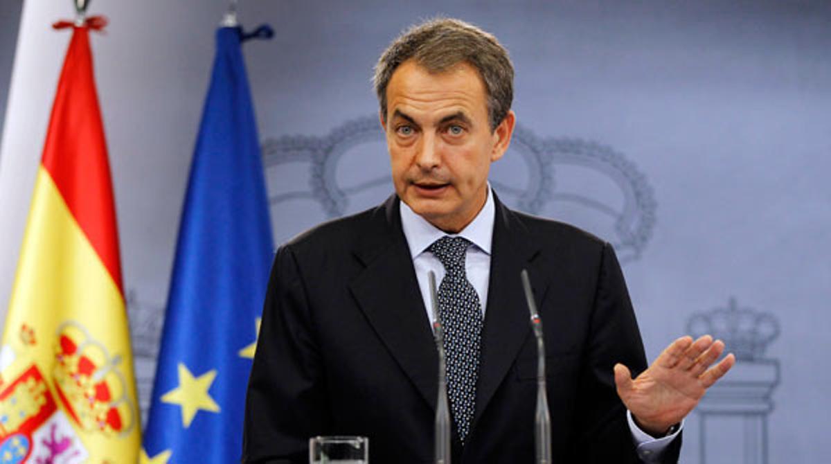 El presidente del Gobierno, José Luis Rodríguez Zapatero, anunció hoy en rueda de prensa celebrada en el Palacio de la Moncloa el adelanto de las elecciones generales.