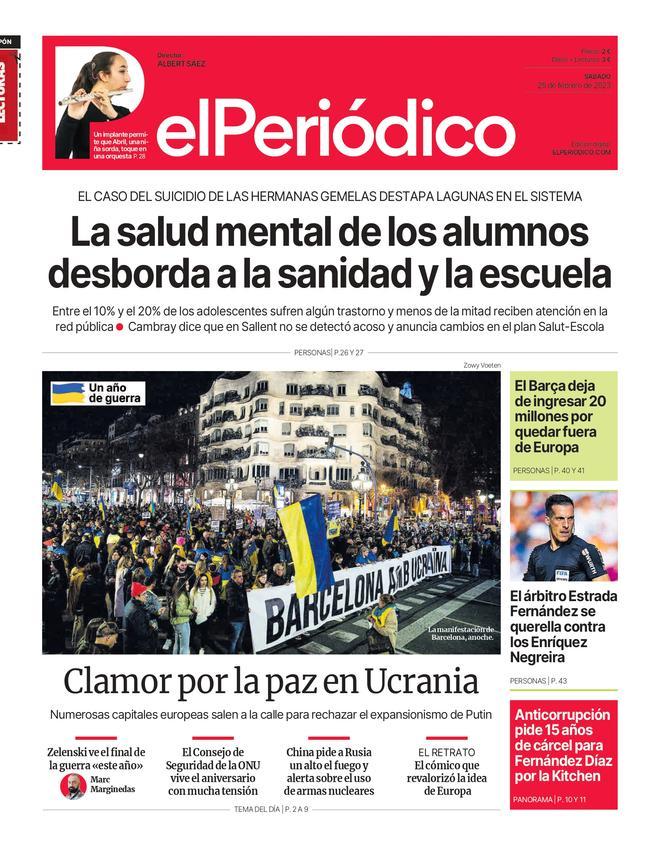 Portadas de EL PERIÓDICO