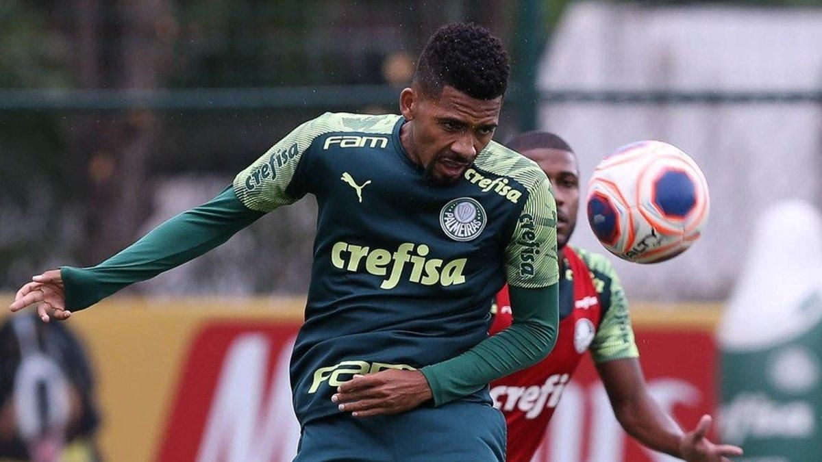 Matheus Fernandes, con la camiseta del Palmeiras. Matheus Fernandes, con la camiseta del Palmeiras.