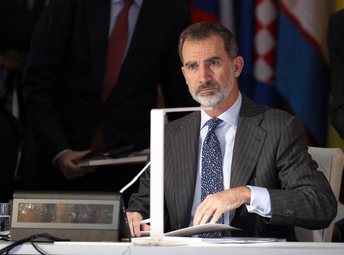 El rey Felipe VI durante la inauguración de la decimocuarta reunión ministerial del foro ASEM. El rey Felipe VI durante la inauguración de la decimocuarta reunión ministerial del foro ASEM.