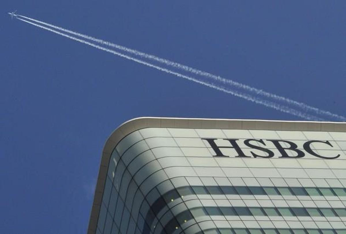 La sede central del banco HSBC en el distrito financiero de Londres. La sede central del banco HSBC en el distrito financiero de Londres.