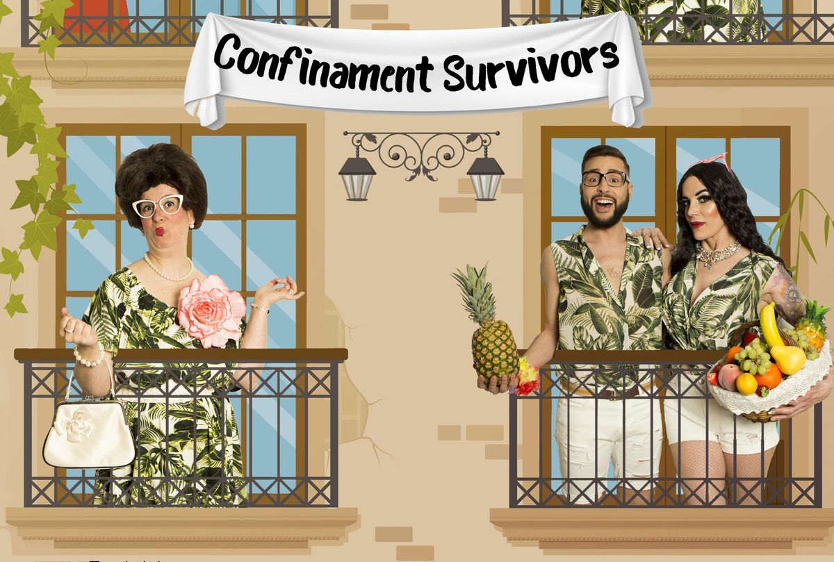 Cartel de la obra ’Confinamnet Survivors’ de Els Capdevila Cartel de la obra ’Confinamnet Survivors’ de Els Capdevila