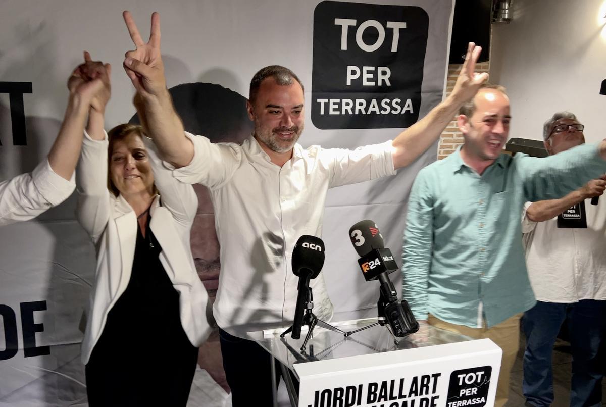 Jordi Ballart gana las elecciones en Terrassa