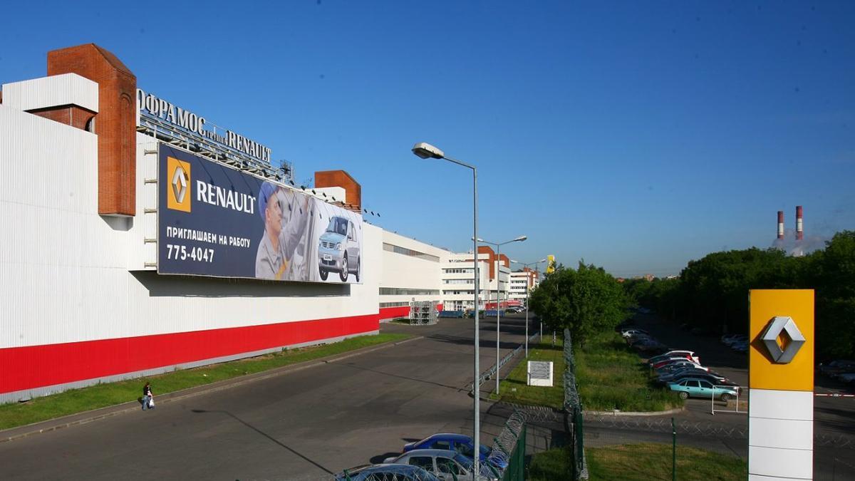 Planta de Renault en Moscú.