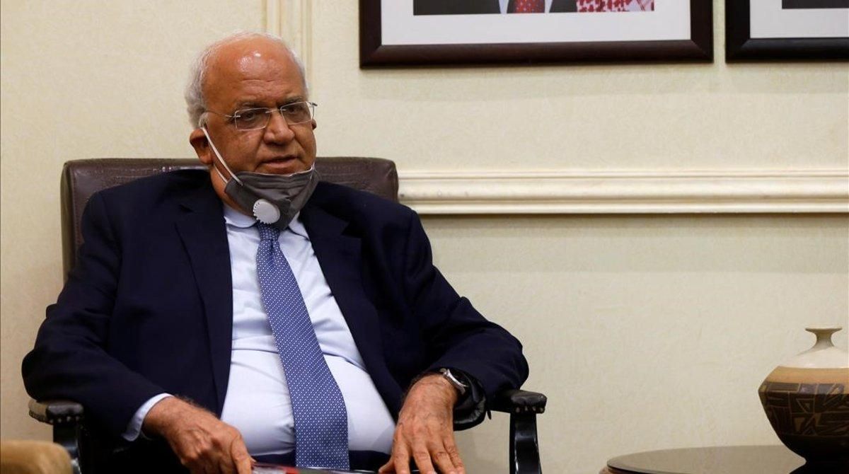Saeb Erekat, el pasado mes de septiembre. Saeb Erekat, el pasado mes de septiembre.