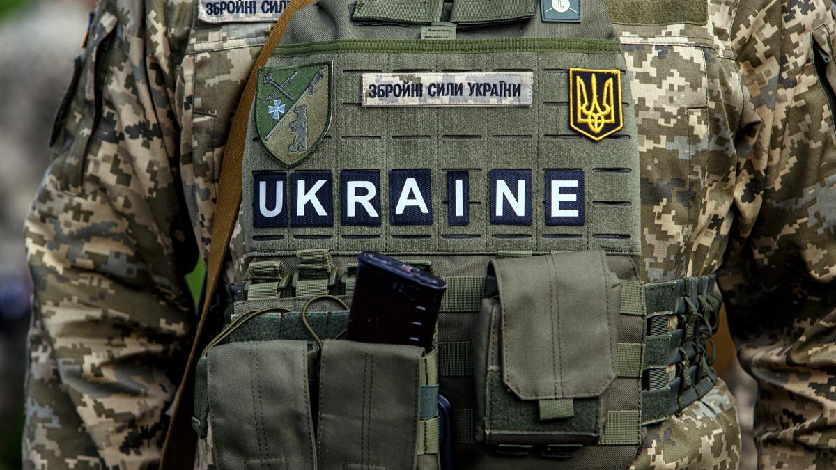 El uniforme de un soldado ucraniano.