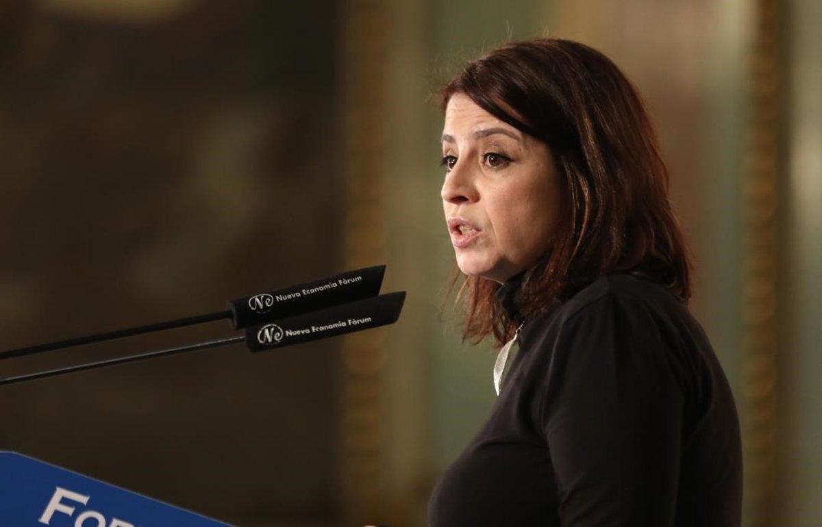 La portavoz del PSOE en el Congreso, Adriana Lastra. La portavoz del PSOE en el Congreso, Adriana Lastra.