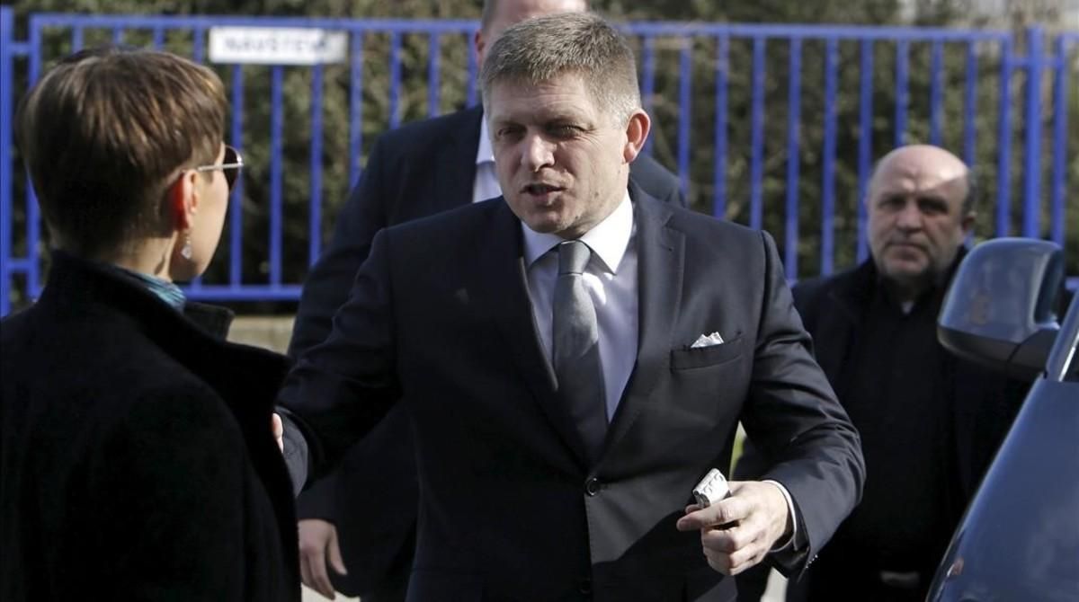 El primer ministro eslovaco, Robert Fico, en marzo de este año. El primer ministro eslovaco, Robert Fico, en marzo de este año.