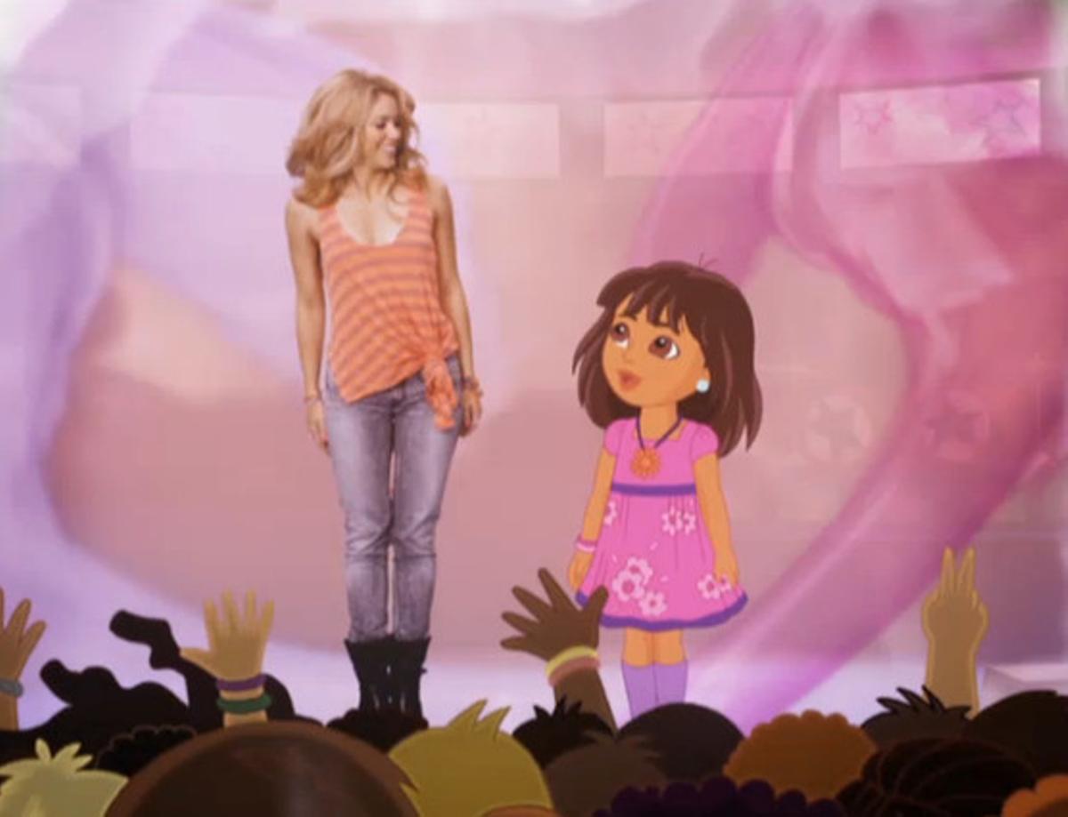 Shakira Canta Con Dora La Exploradora La Cancion Todos Juntos