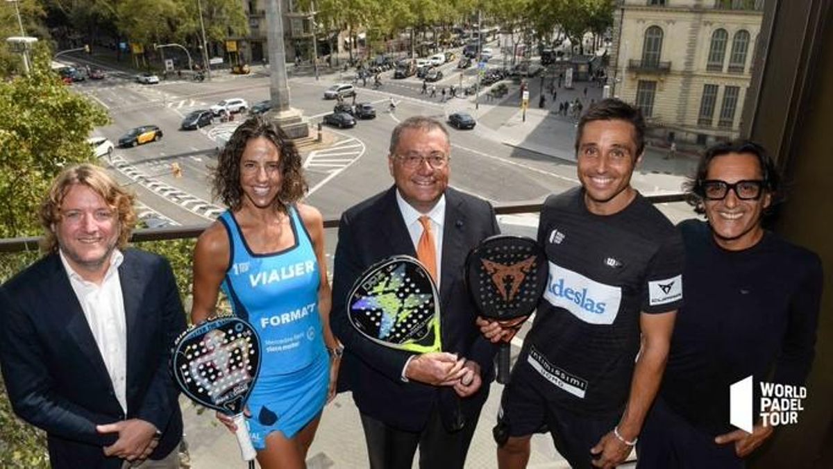 Presentación del Máster de Barcelona de pádel que tendrá lugar en el Palau Sant Jordi. Presentación del Máster de Barcelona de pádel que tendrá lugar en el Palau Sant Jordi.