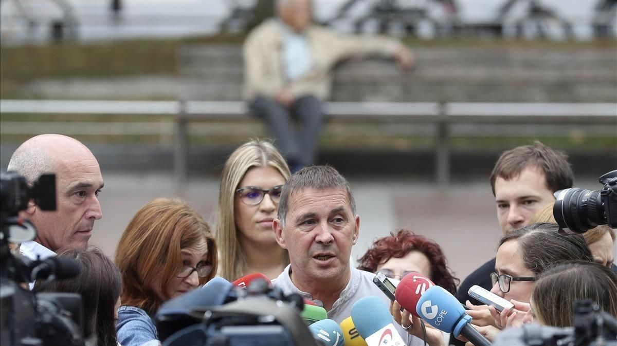 Arnaldo Otegi, en una imagen de archivo. Arnaldo Otegi, en una imagen de archivo.