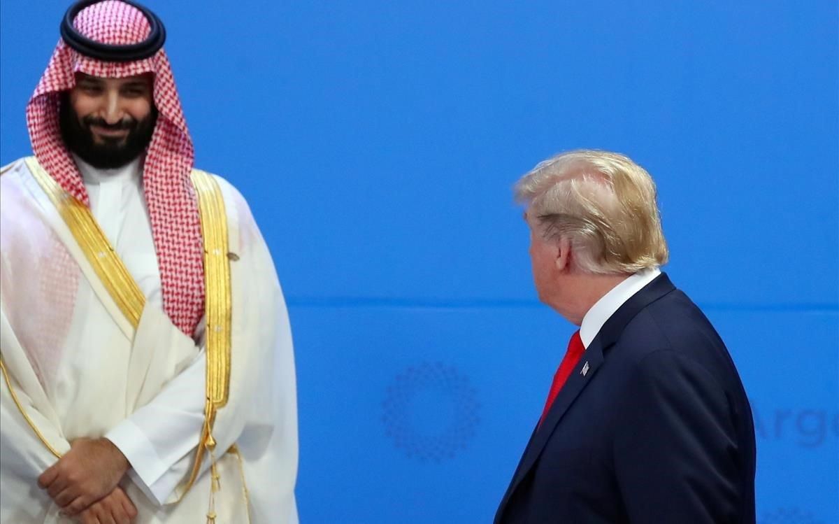 Donald Trump y Mohamed bin Salmán, durante la cumbre del G-20 de Buenos Aires, el 30 de noviembre del 2018. Donald Trump y Mohamed bin Salmán, durante la cumbre del G-20 de Buenos Aires, el 30 de noviembre del 2018.
