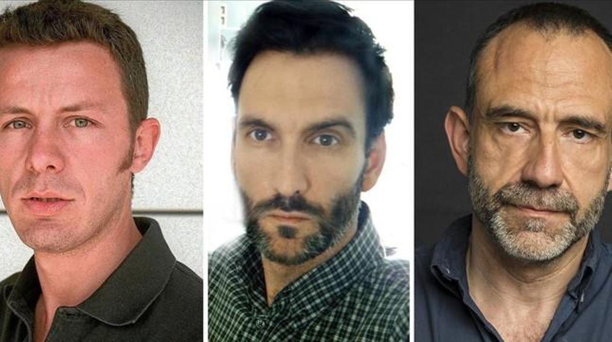 Javier Espinosa, Ricard García Vilanova y Marc Marginedas. Javier Espinosa, Ricard García Vilanova y Marc Marginedas.