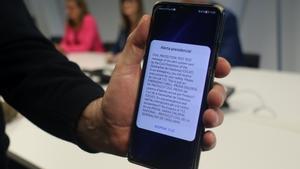 Tarragona i el Penedès proven el sistema d’alertes de Protecció Civil als mòbils