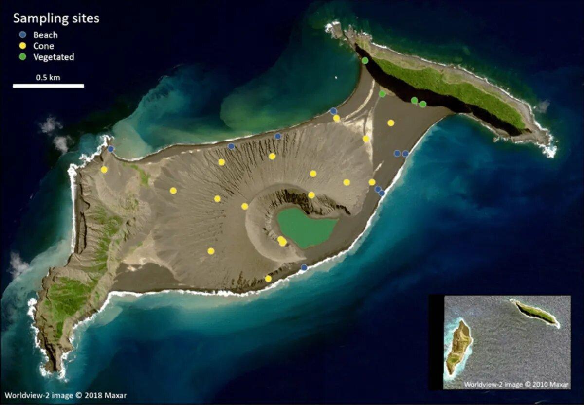 Desaparece una isla mientras era estudiada por los científicos