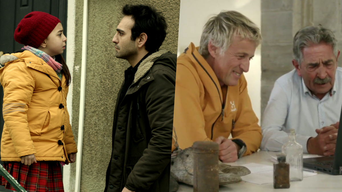 Escena de ’Mi hija’ y de ’Planeta Calleja’ Escena de ’Mi hija’ y de ’Planeta Calleja’