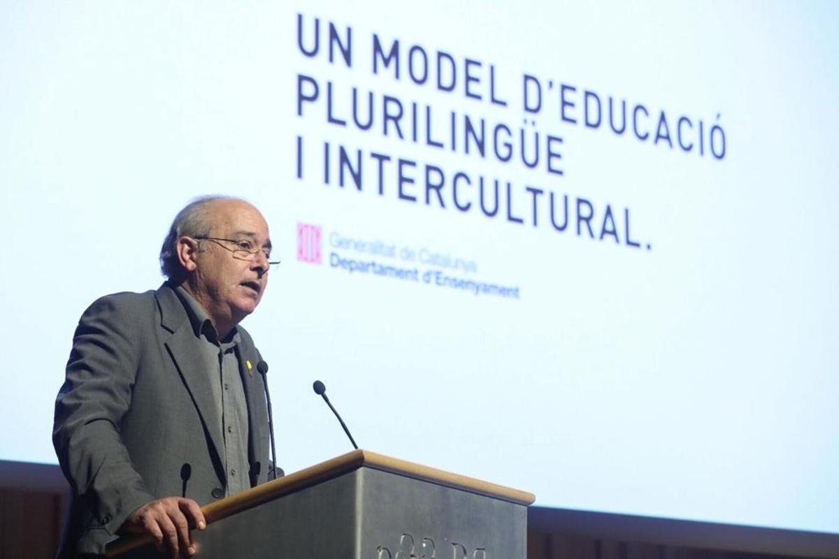 El ’conseller’ de Educació, Josep Bargalló.