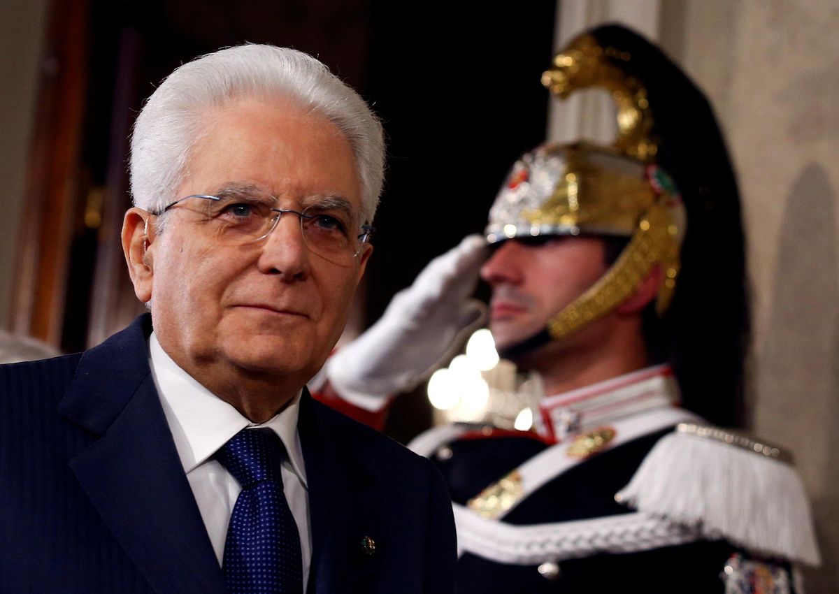 El presidente de Italia, Sergio Mattarella. El presidente de Italia, Sergio Mattarella.