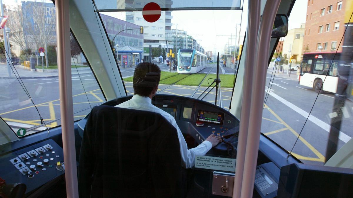 Conductor de Tram Barcelona, en una imagen de archivo