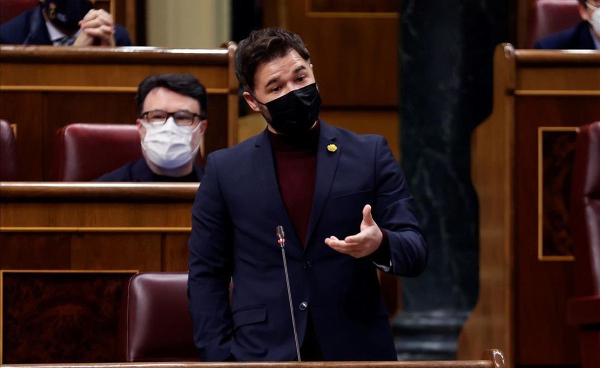 El portavoz de ERC en el Congreso, Gabriel Rufián. El portavoz de ERC en el Congreso, Gabriel Rufián.