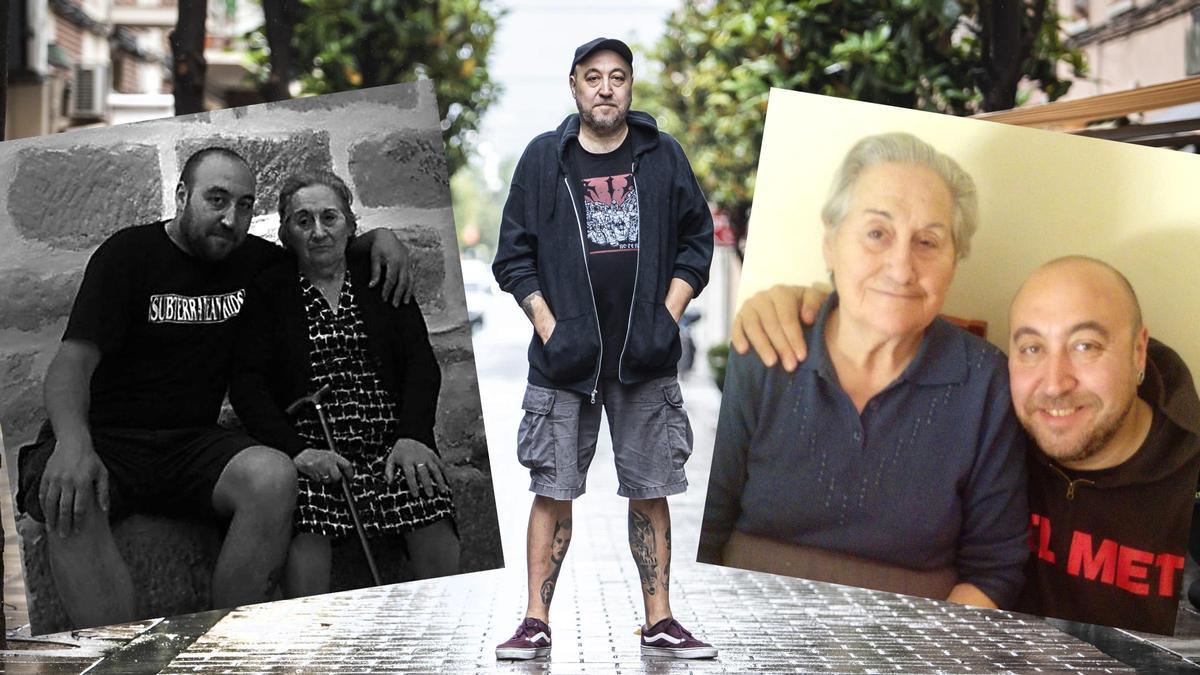 Boliche, en Sant Joan Despí, esta semana, y con Pilar, su madre. Boliche, en Sant Joan Despí, esta semana, y con Pilar, su madre.