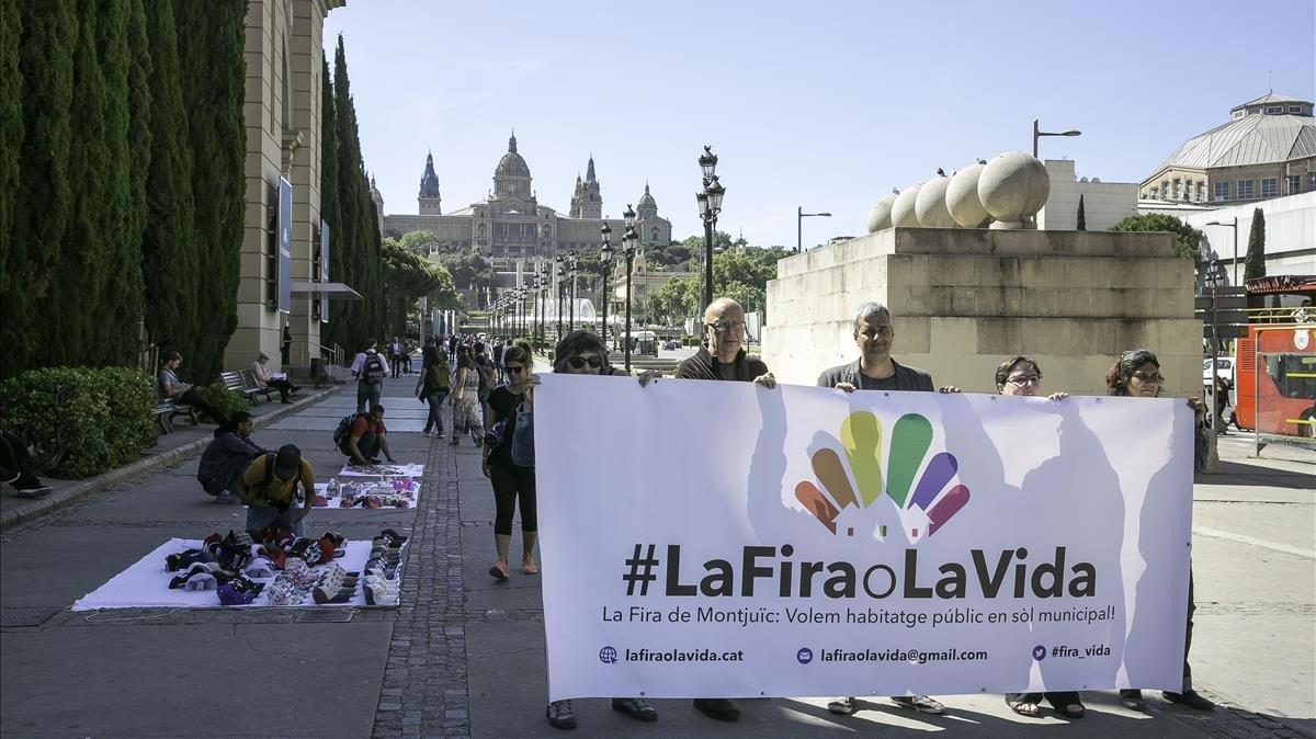 La plataforma #LaFiraoLaVida, la pasada primavera. La plataforma #LaFiraoLaVida, la pasada primavera.