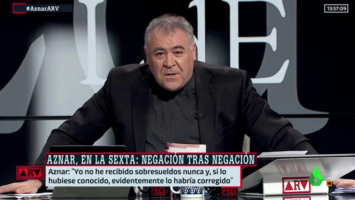 Ferreras respon a Aznar per l’11-M: «Va mentir i continua mentint, és un superb que va intentar enganyar-nos»