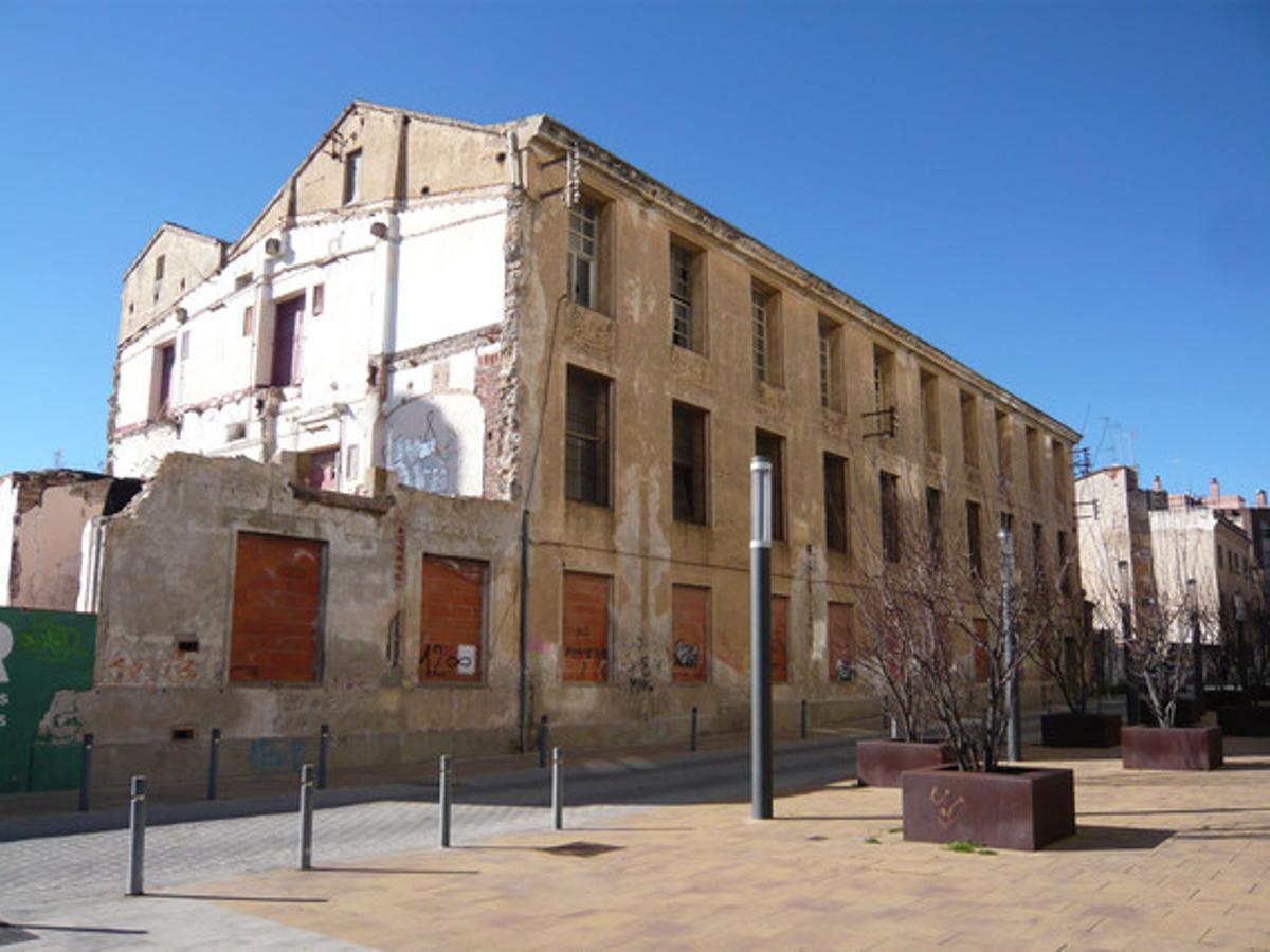 Imagen actual del Vapor Gordils de Mataró, en la zona marítima de la ciudad.
