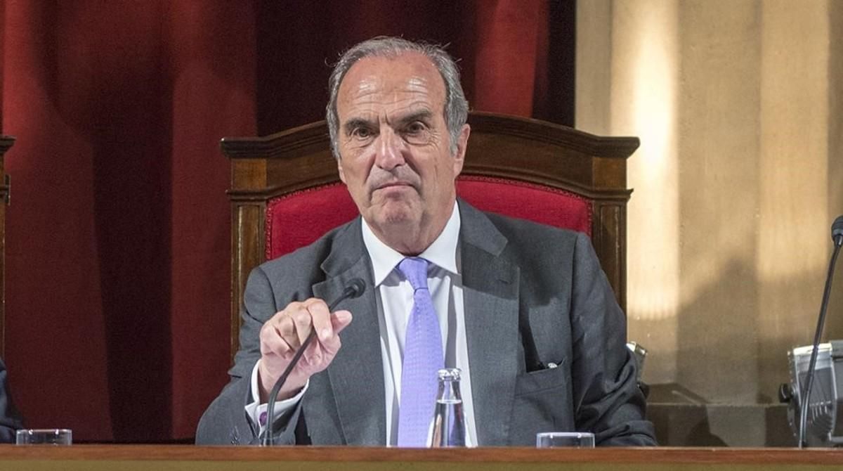 El presidente de Foment, Joaquim Gay de Montellà, en una imagen de archivo. El presidente de Foment, Joaquim Gay de Montellà, en una imagen de archivo.