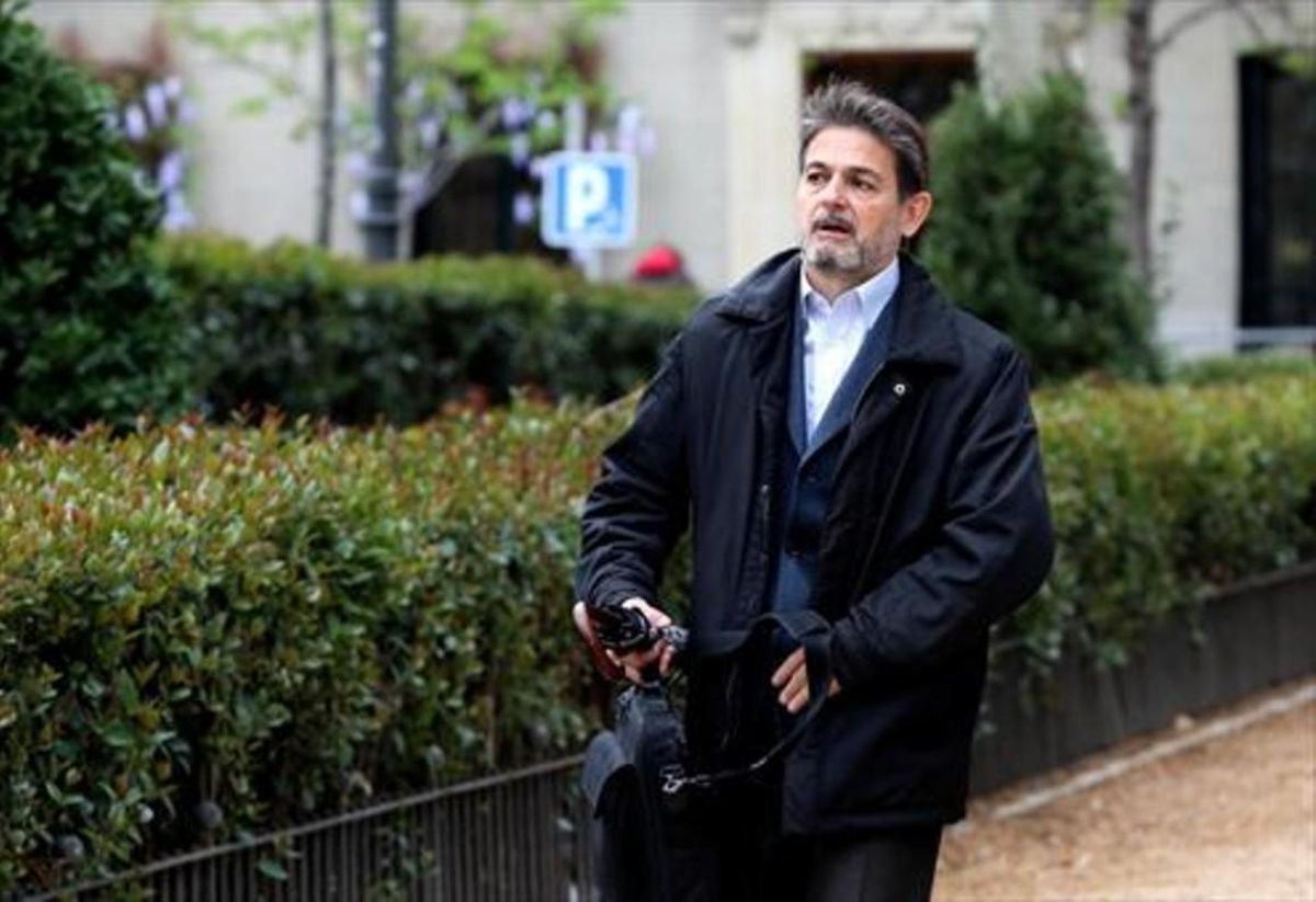 Oriol Pujol Ferrusola, al llegar a la Audiencia Nacional para declarar por la fortuna oculta en Andorra. Oriol Pujol Ferrusola, al llegar a la Audiencia Nacional para declarar por la fortuna oculta en Andorra.