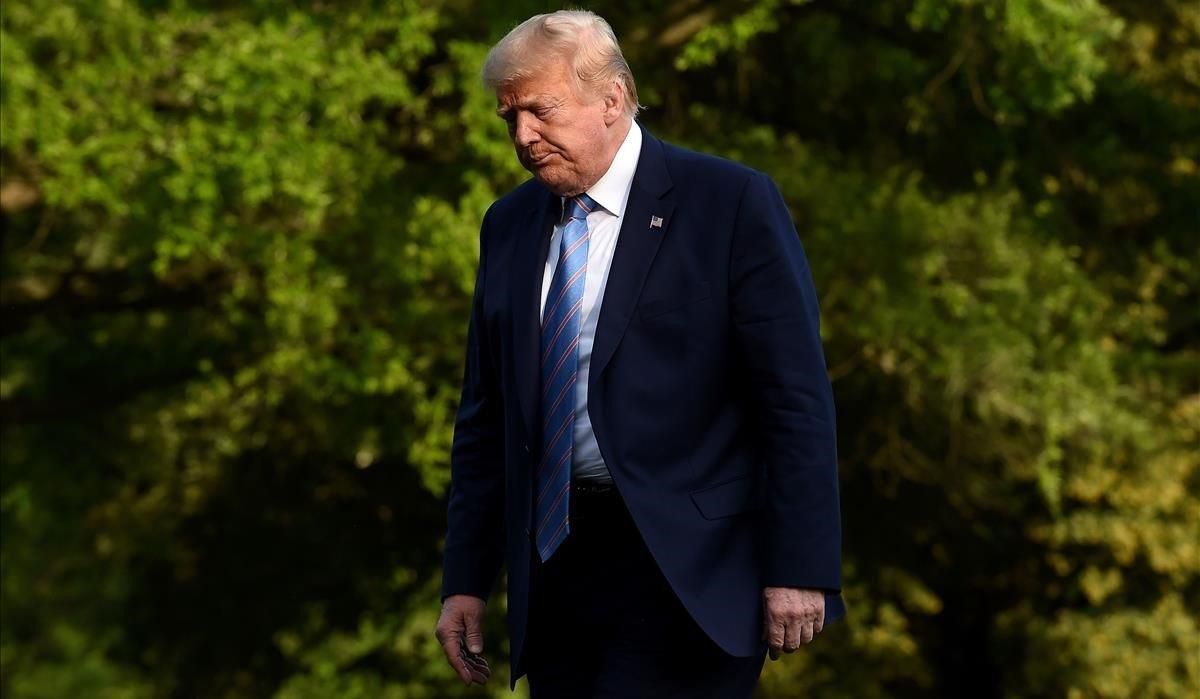 Donald Trump, en la Casa Blanca, el domingo, 14 de junio. Donald Trump, en la Casa Blanca, el domingo, 14 de junio.