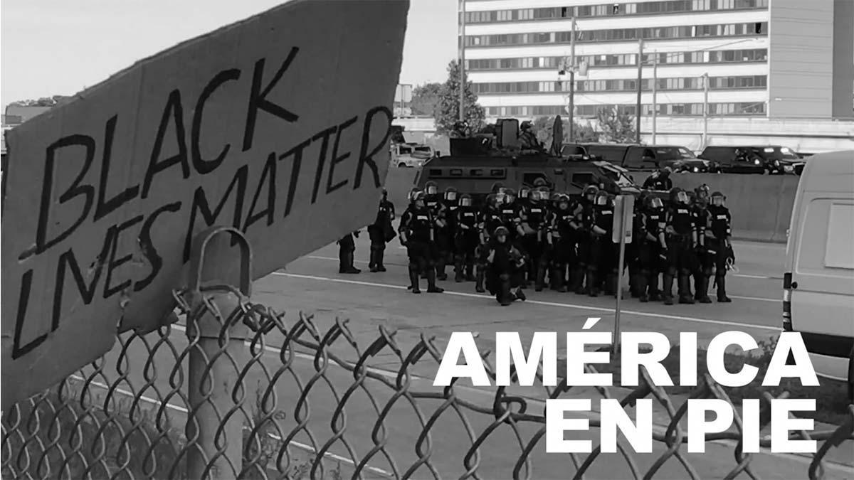 Imágenes de las protestas raciales en Washington y Mineápolis