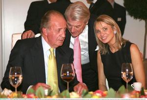 Corinna Larsen, junto al rey Juan Carlos.