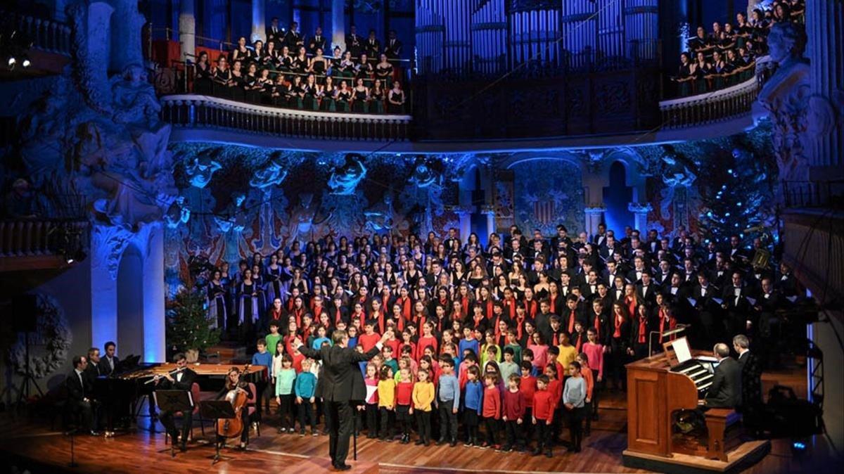 Concierto de Sant Esteve en el Palau, el 2018. Concierto de Sant Esteve en el Palau, el 2018.