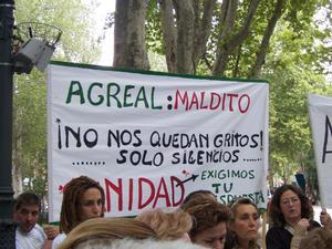 Imagen de archivo de una manifestación de la Asociación Enfermas del Agreal.