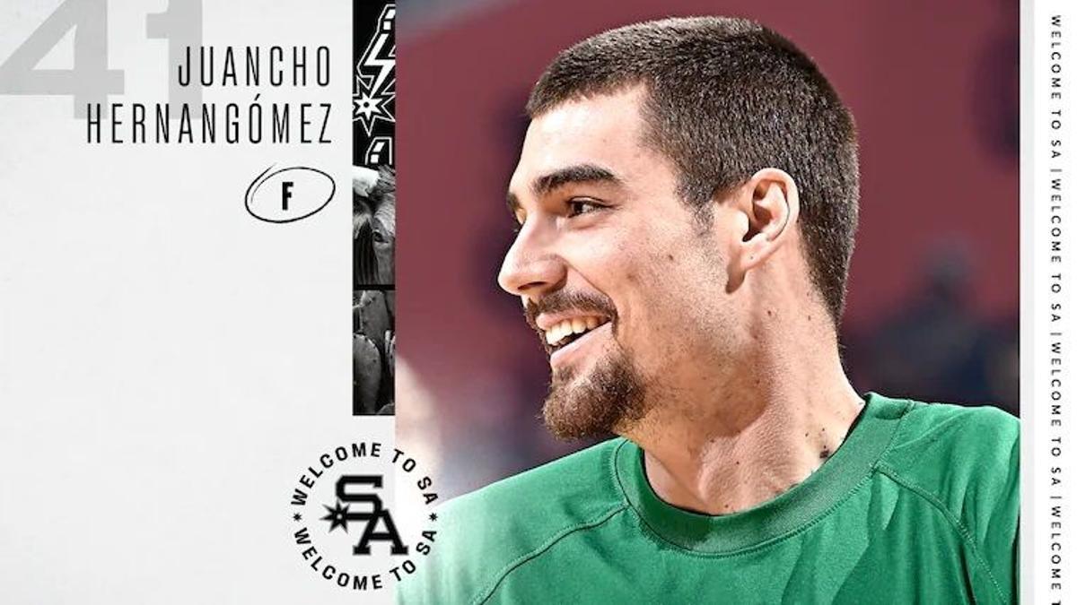 Los San Antonio Spurs confirman la llegada de Juancho Hernangómez