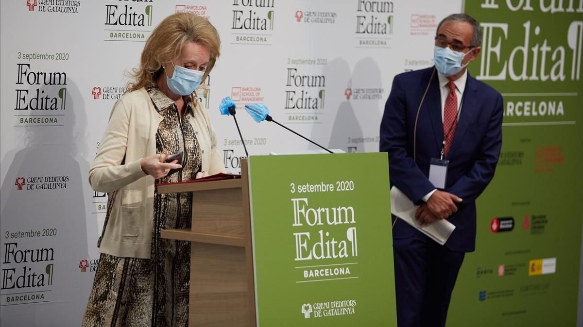 El ministre de Cultura es compromet a impulsar un pacte d'Estat pel Llibre al Forum Edita El ministre de Cultura es compromet a impulsar un pacte d'Estat pel Llibre al Forum Edita