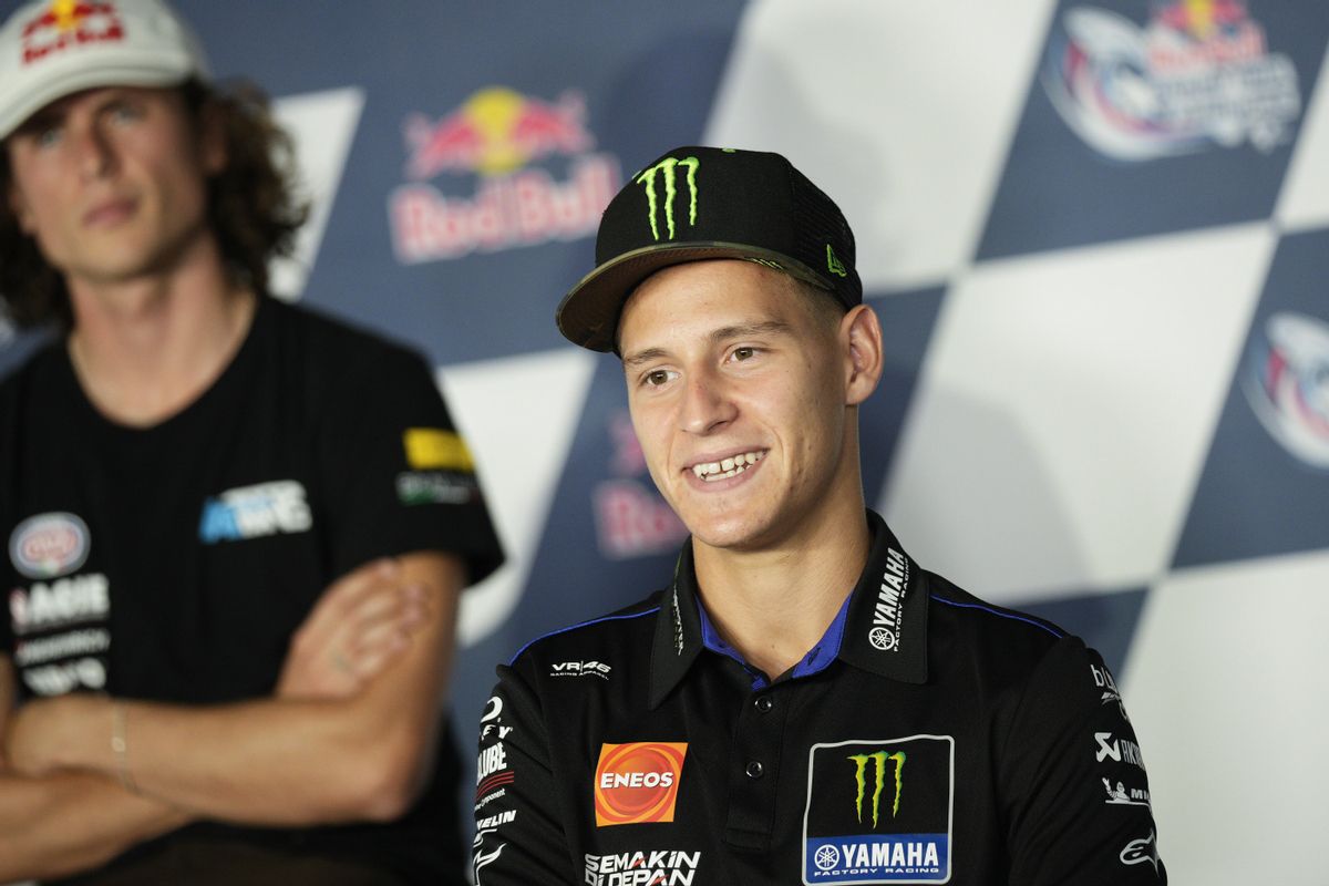 El francés Fabio Quartararo (Yamaha), hoy, en Austin (Texas, EEUU) El francés Fabio Quartararo (Yamaha), hoy, en Austin (Texas, EEUU)