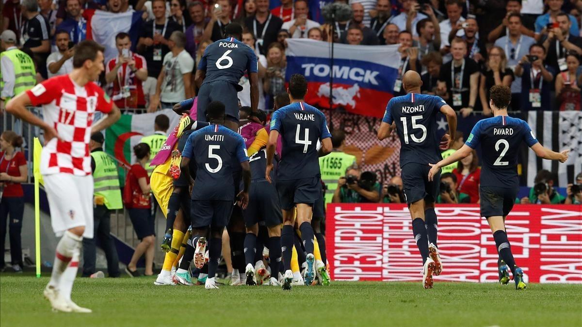 França toca el cel contra l'orgullosa Croàcia