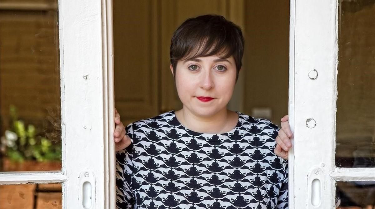 La poeta Elena Medel, en Barcelona. La poeta Elena Medel, en Barcelona.