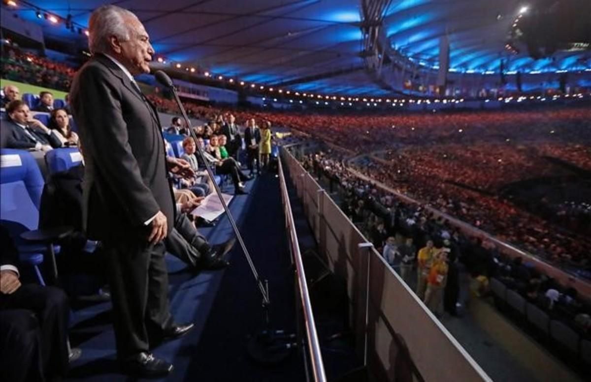 Les esbroncades a Temer van sacsejar Maracanà Les esbroncades a Temer van sacsejar Maracanà